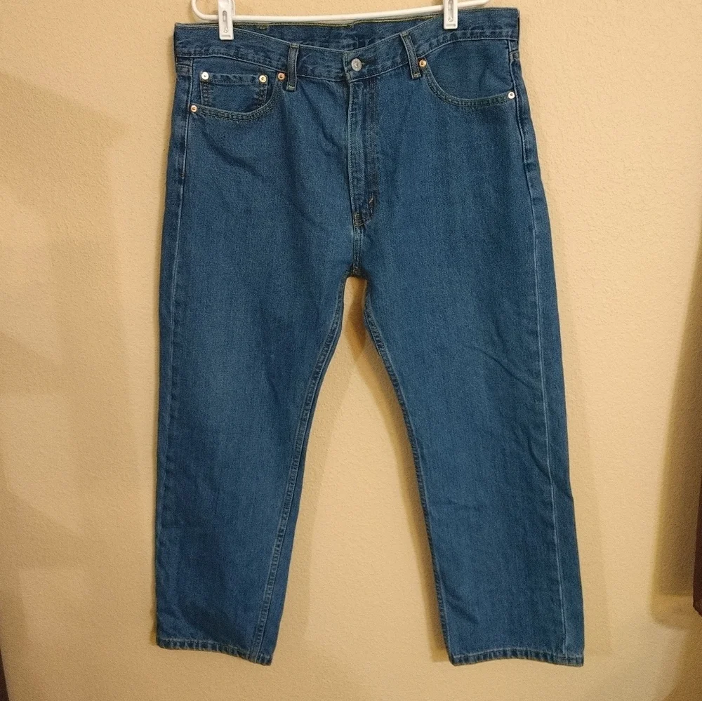 Men's Levi's 505 Straight Leg Jeans Size 40x29 - Picture 2 of 10